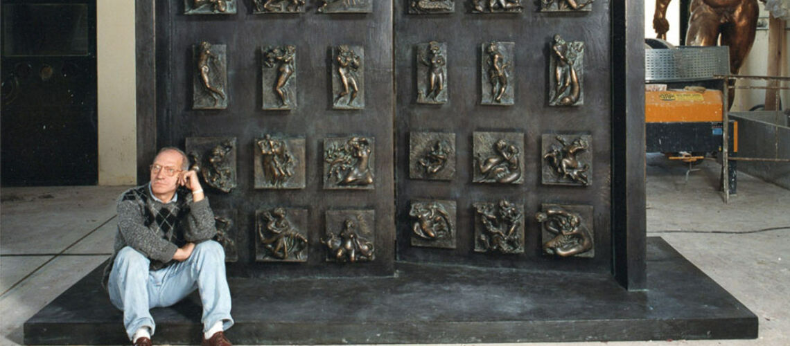 galleria pietro bazzanti firenze fonderia artistica ferdinando marinelli monumento porta santa porta mito pepe sculture in vendita