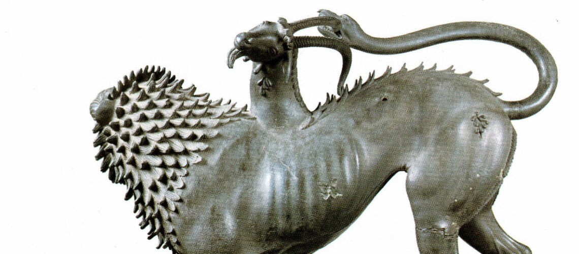 fonderia artistica ferdinando marinelli galleria bazzanti firenze scultura chimera etrsca sculture in vendita a firenze chimera etrusca museo archeologico firenze