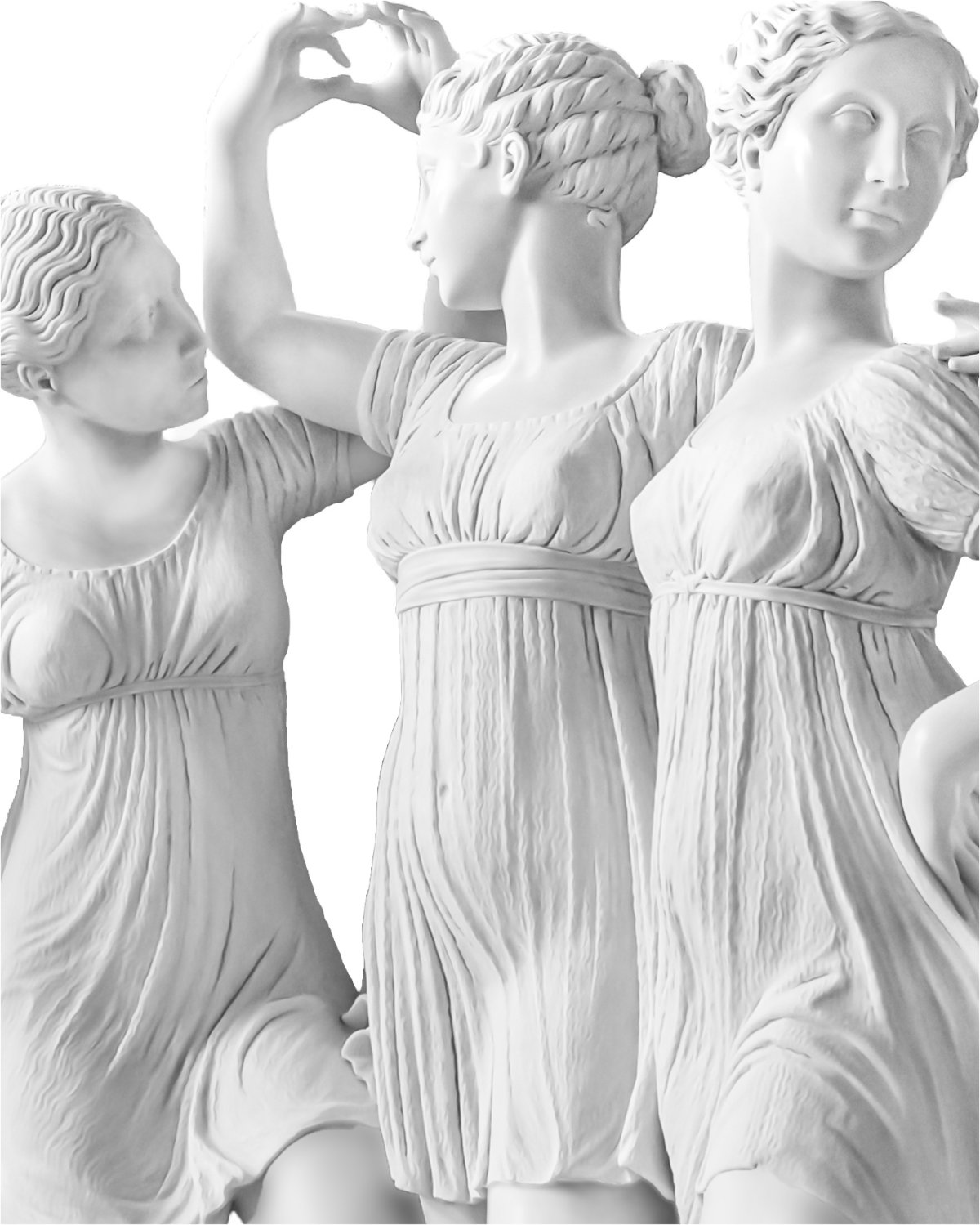 Replica della scultura in marmo "ore danzanti" di carlo finelli realizzata in marmo di carrara scolpito a mano in vendita preso la galleria bazzanti firenze