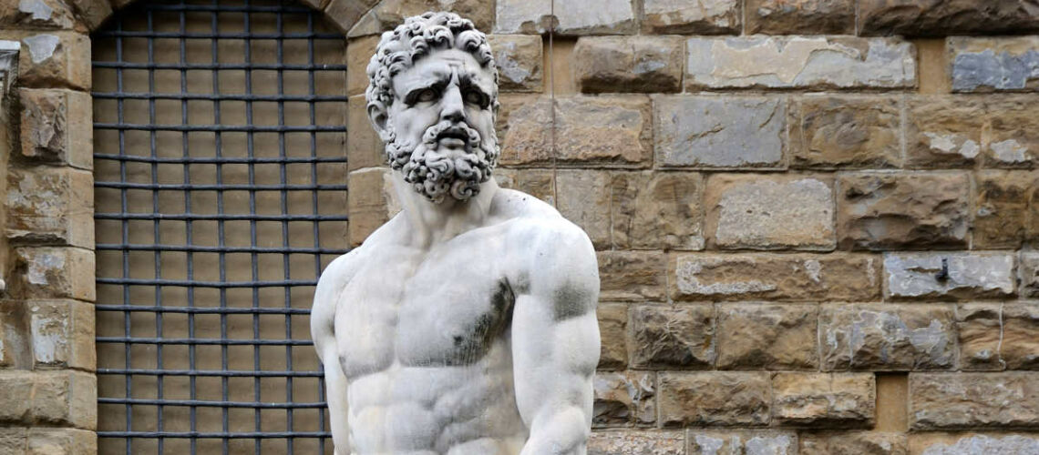 fonderia artistica ferdinando marinelli galleria bazzanti firenze scultura marmo david michelangelo sculture in vendita a firenze ercole caco