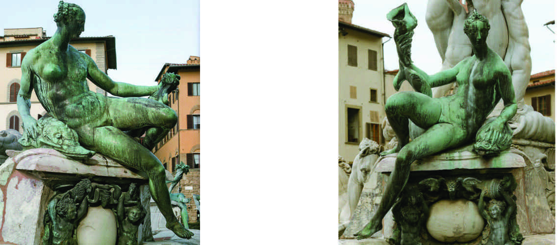 fonderia artistica ferdinando marinelli galleria bazzanti firenze produzione e vendita sculture a firenze naiadi ammannati giambologna piazza della signoria naiadi nereidi