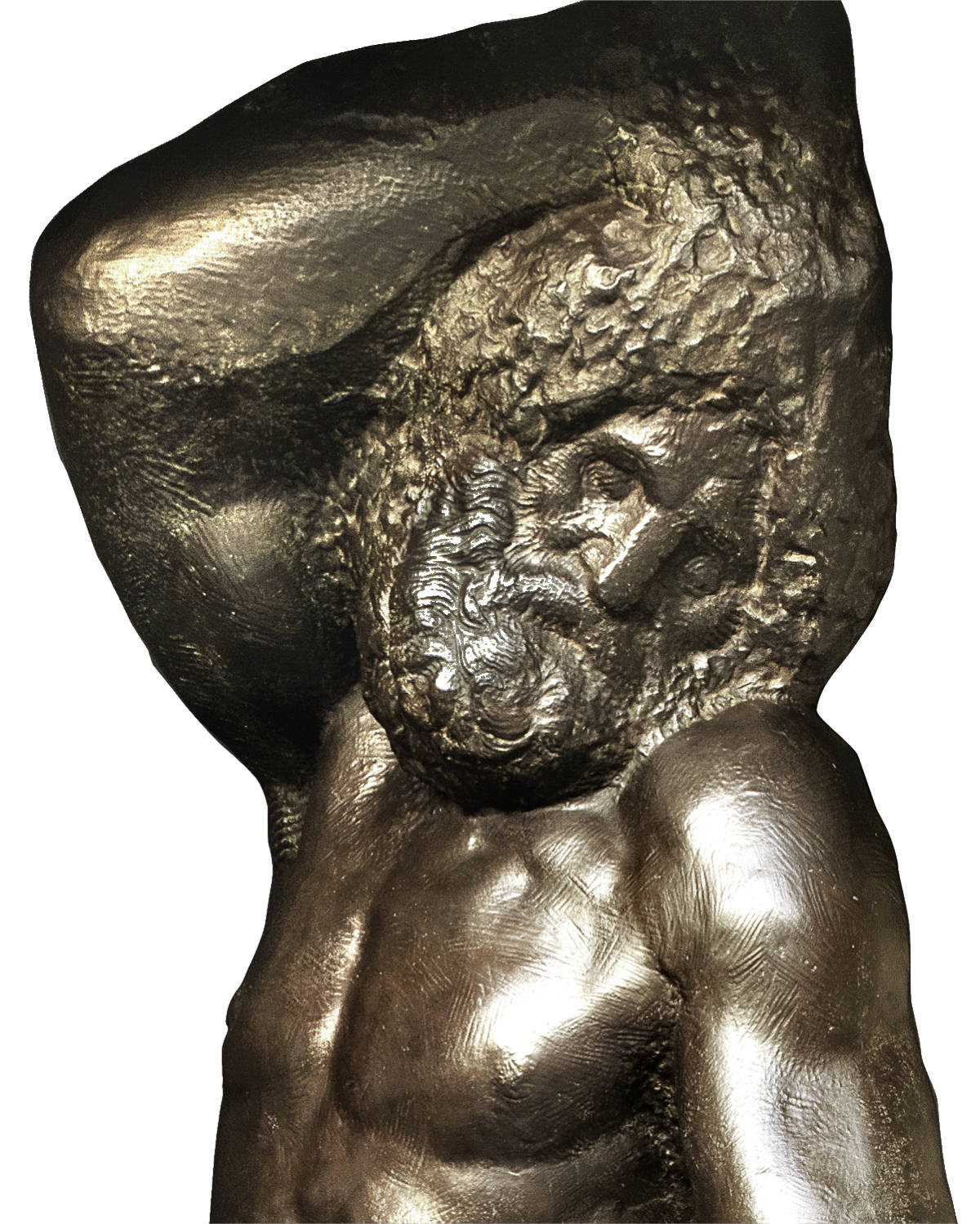 fonderia artistica ferdinando marinelli galleria bazzanti firenze replica in bronzo della scultura schiavo barbuto di michelangelo