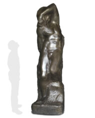 schiavo-giovane-michelangelo-bronzo-silhouette