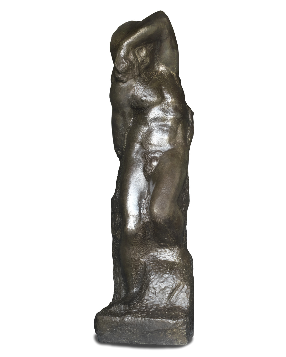 fonderia artistica ferdinando marinelli galleria bazzanti firenze replica in bronzo della scultura schiavo giovane di michelangelo
