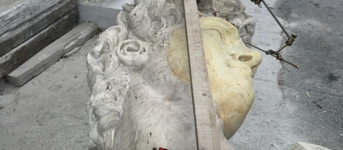 fonderia artistica ferdinando marinelli galleria bazzanti firenze scultura marmo david michelangelo sculture in vendita a firenze modello e pantografo