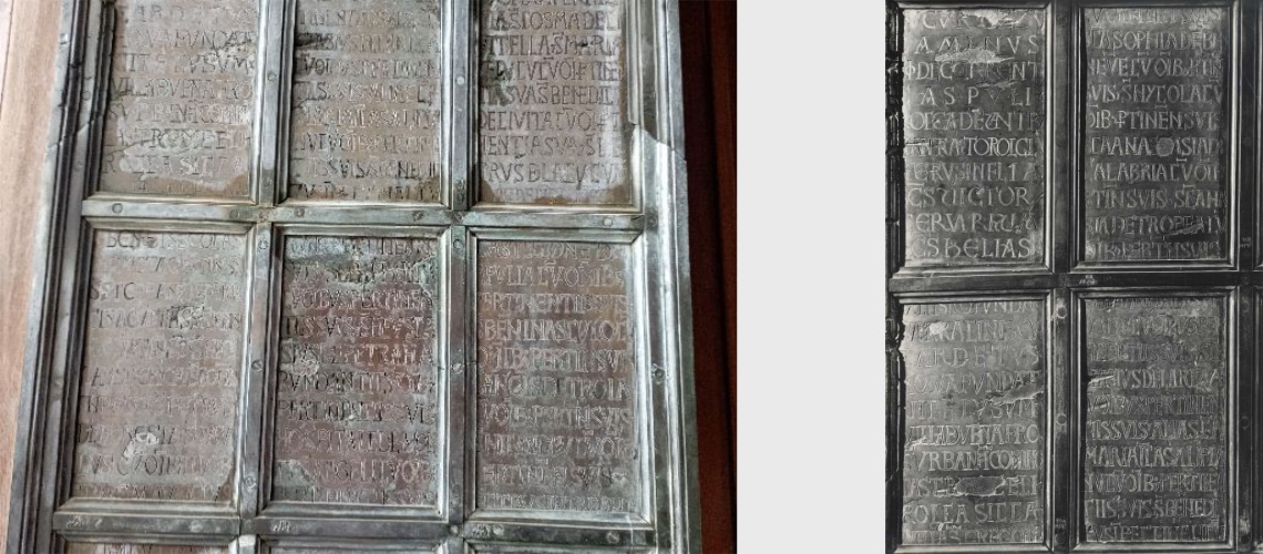 galleria pietro bazzanti fonderia artistica ferdinando marinelli firenze vendita sculture in marmo e bronzo porte bronzee porta bronzea dell'abbazia di montecassino. La porta dell'abbazia