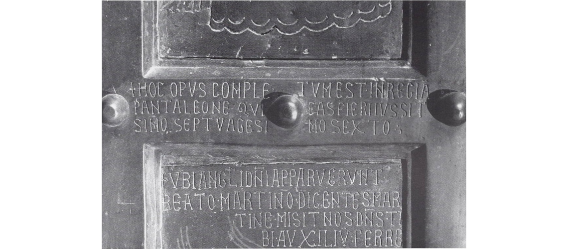 galleria pietro bazzanti fonderia artistica ferdinando marinelli firenze vendita sculture in marmo e bronzo porte bronzee porta bronzea della chiesa di Monte Sant'Angelo