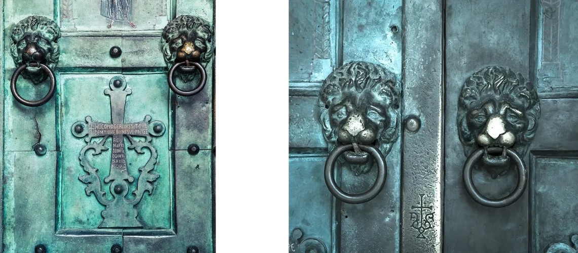 galleria pietro bazzanti fonderia artistica ferdinando marinelli firenze vendita sculture in marmo e bronzo porte bronzee porta del duomo di amalfi