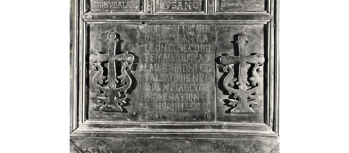 galleria pietro bazzanti fonderia artistica ferdinando marinelli firenze vendita sculture in marmo e bronzo porte bronzee porta bronzea dell'abbazia di montecassino. La porta dell'abbazia