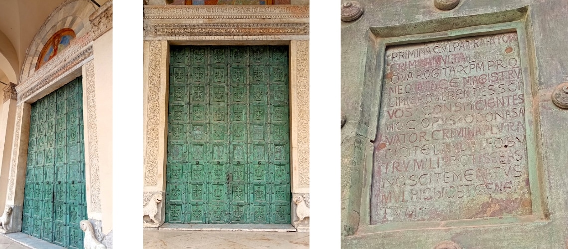 galleria pietro bazzanti fonderia artistica ferdinando marinelli firenze vendita sculture in marmo e bronzo porte bronzee porta bronzea del Duomo di Salerno