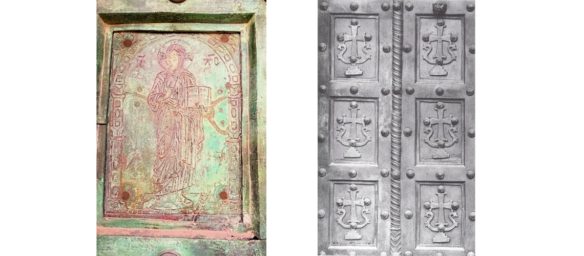 galleria pietro bazzanti fonderia artistica ferdinando marinelli firenze vendita sculture in marmo e bronzo porte bronzee porta bronzea del Duomo di Salerno