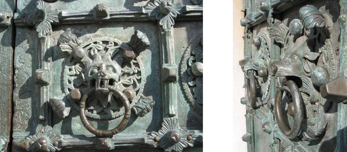 galleria pietro bazzanti fonderia artistica ferdinando marinelli firenze vendita sculture in marmo e bronzo porta bronzo troia dettagli