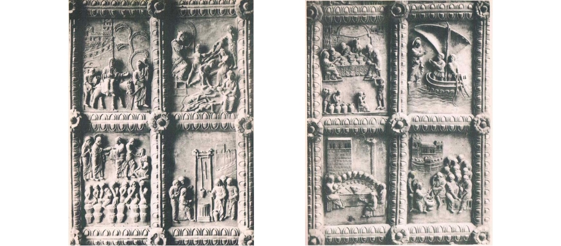 galleria pietro bazzanti fonderia artistica ferdinando marinelli firenze vendita sculture in marmo e bronzo porta bronzo benevento dettagli